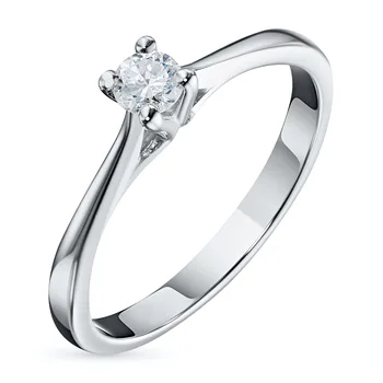 

White gold ring with a diamond e0901kts11154200