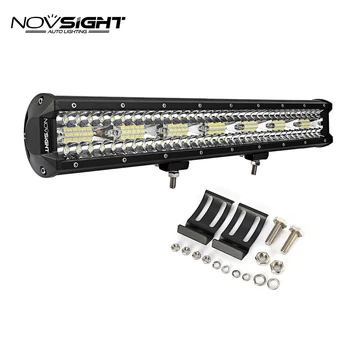 

NOVSIGHT 20 Inch Triple Row LED Light Bar 24000LM 240W Spot Flood Combo Beam Off road Led Bar ATV SUV Trucks Tractor Work Light