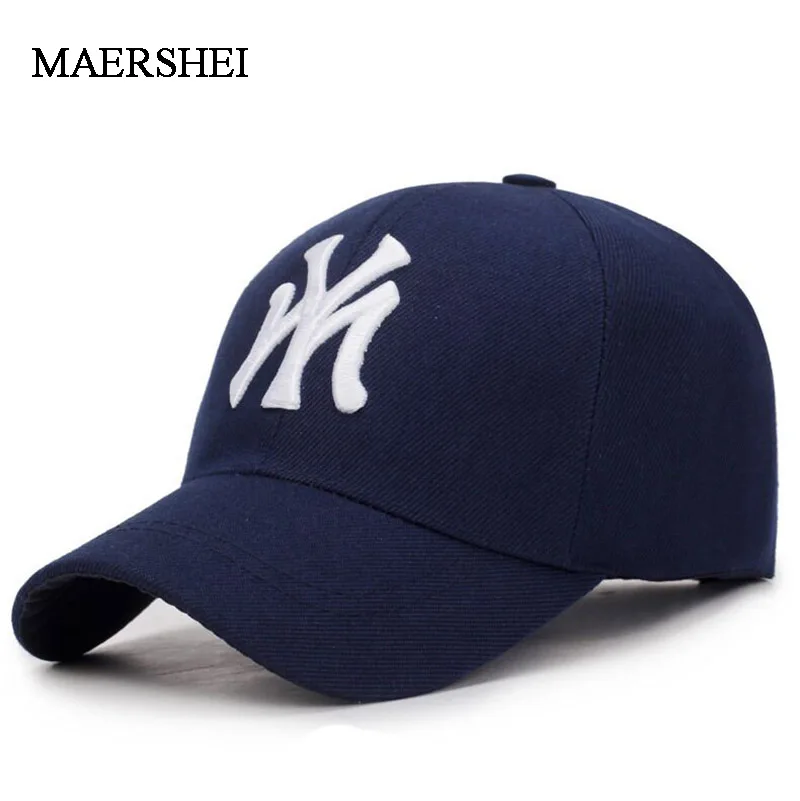 

MAERSHEI Cotton Embroidered Letter Baseball Cap Men's Spring Summer Autumn Outdoor Leisure Sports Cap Ms. Visor Hat Sanpback