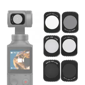 

Junestar 6 IN 1 Magnetic Adsorption UV/CPL/ND4/ND8/ND16/ND32 Lens Filter Kit for FIMI Pocket Camera