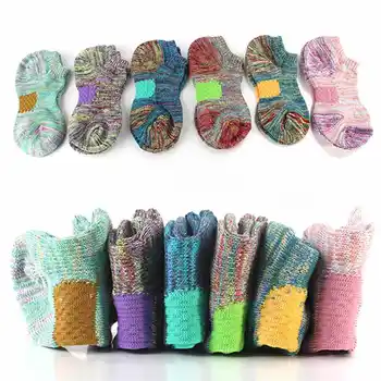 

Kids Striped printed stocking Childs Spring Autumn socks spring and autumn Color striped Socks