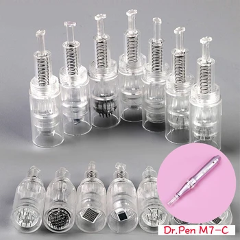 

50/100pcs Needle Cartridge for Dr.Pen M7-C Nano/9 Pin/12 Pin/36 Pin/42 Pin Micro Needle Replacement Derma Tattoo Bayonet Screw