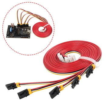 

5pcs 1M Flexible Repair Tool 3D Printer Durable Connection 42 Stepper Motor Cables Home Office Accessories NAMA17 For Rambo