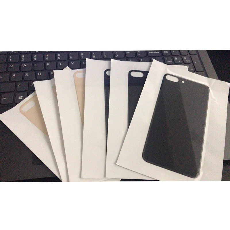 Запасная задняя крышка для iPhone X XS Xs Max батарейного отсека стекло Космический