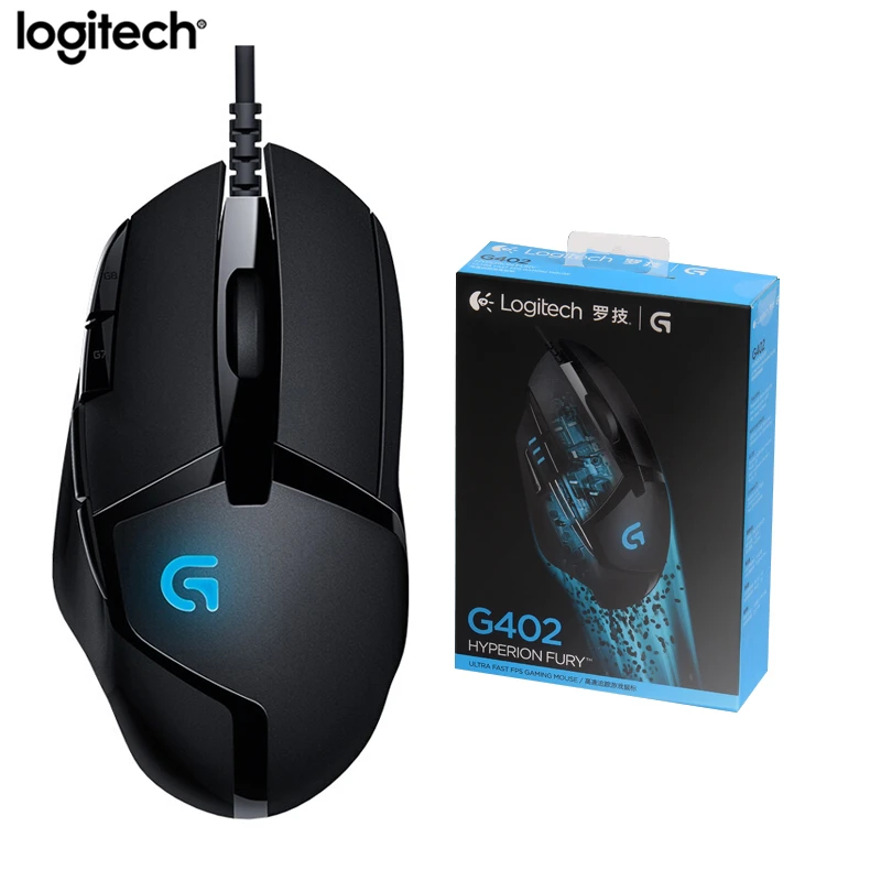 Оригинальная Проводная программируемая игровая мышь lotech G403/G502/MX518/G402/G302/G102/G300s RGB игровая офисная Поддержка мыши Настольный Lap - Цвет: G402