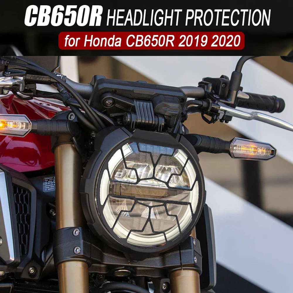 

For HONDA CB650R CB 650 R CB 650R 2019 2020 Motorcycle Headlight Head Light Guard Protector Cover Protection Grill