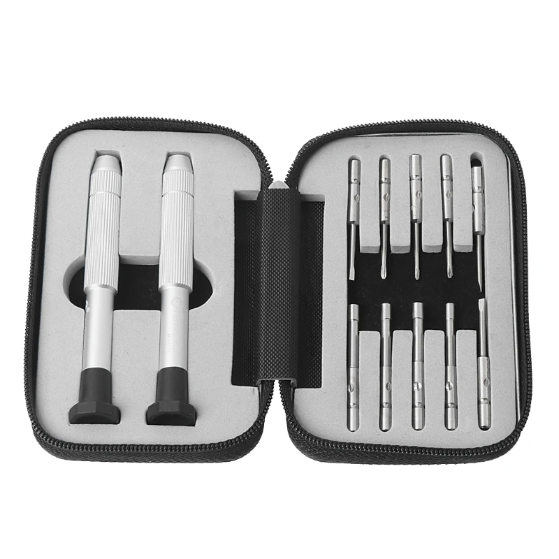 12Pcs Set Precision Screwdriver Bits Kit Phone Glasses Clock Watch Repair Tools