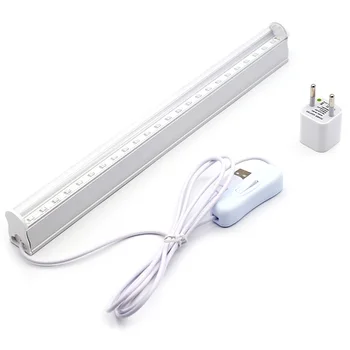 

Hot 5W UV T5 Tube Light Bulb Ozone Disinfection Lamp UVC Dust Mite Kitchen Bedroom 220V EU Plug