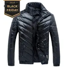 FALIZA, новинка, модная зимняя мужская повседневная куртка, пальто, брендовая мужская теплая Толстая парка, мужская верхняя одежда, куртка, Мужская одежда, 5XL MY001