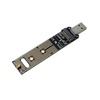 

M.2 Nvme To Usb3.0 Mobile Adapter Card M2 Pcie Interface Ssd Solid State Conversion Usb3.0 / M.2 Nvme To Usb3.0