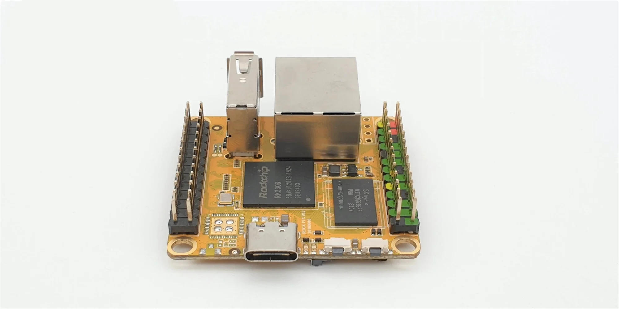 Placa de Desenvolvimento Rock pi S-rockchip Rk3308 Quad-core A35 Versão V1.3 Adequado para Alto-falantes Inteligentes - Image 2
