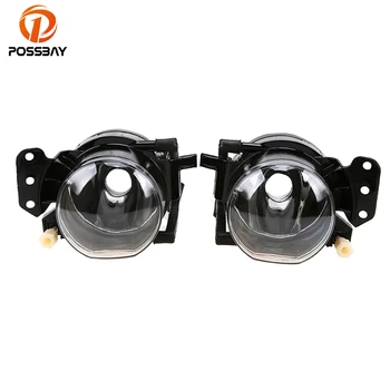 

POSSBAY Car Fog Light Housing Clear Lens Fog Lamp Shell Cover for BMW 6-Series E64 Cabrio 2004 2005 2006 2007 Pre-facelift