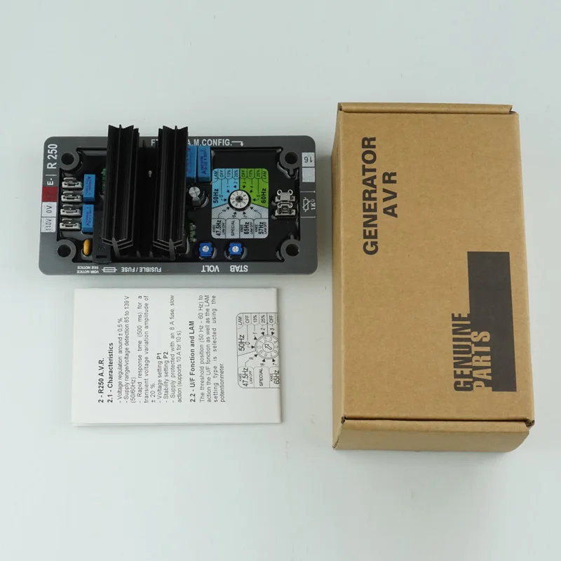

Automatic Voltage For Leroy Somer Regulator R250 AVR Interior Electronics Kit