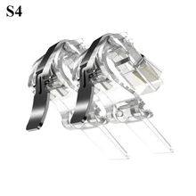 1 пара S4 белый PUBG Кнопка огонь шутер игровой контроллер pad триггер защита от пота четыре пальца управление для android ios