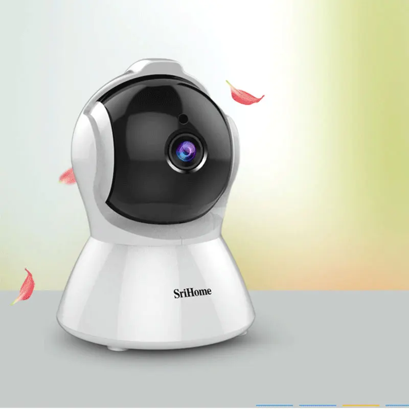 Smart Home Wifi IP Camera 1080P AI Body Auto-tracking CCTV Camera H.265 Indoor Night vision Alarm Motion Detection Baby Monitor
