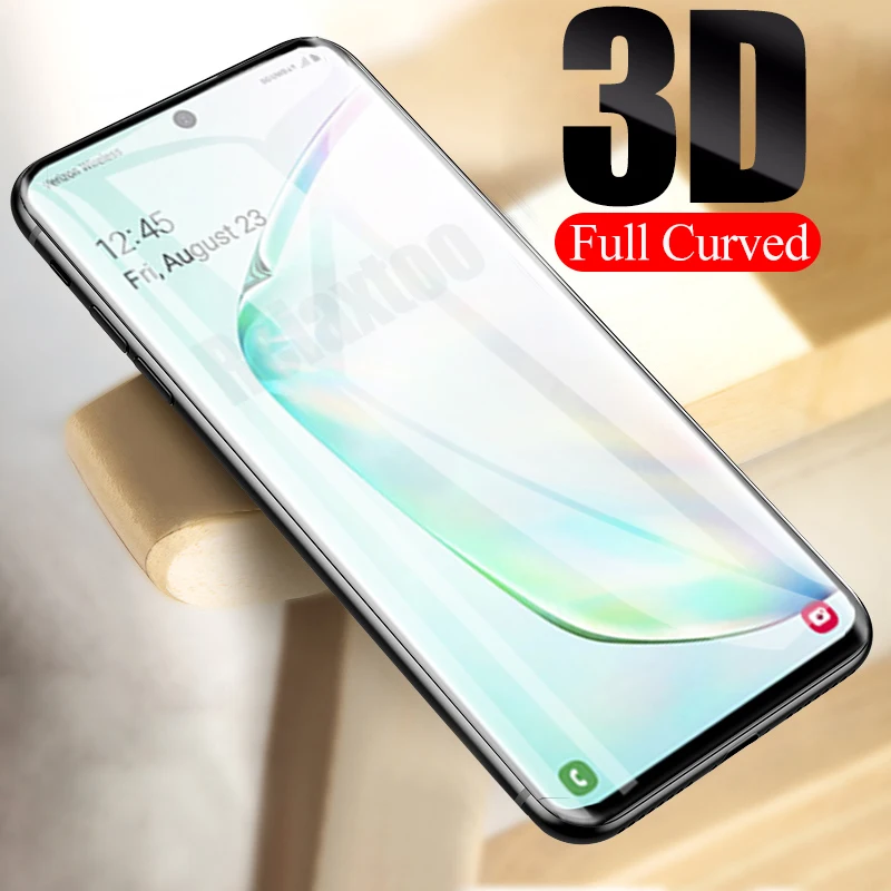 3D изогнутое закаленное стекло для samsung note 10 pro s10 plus s10E Защита экрана Galaxy s + note10 |