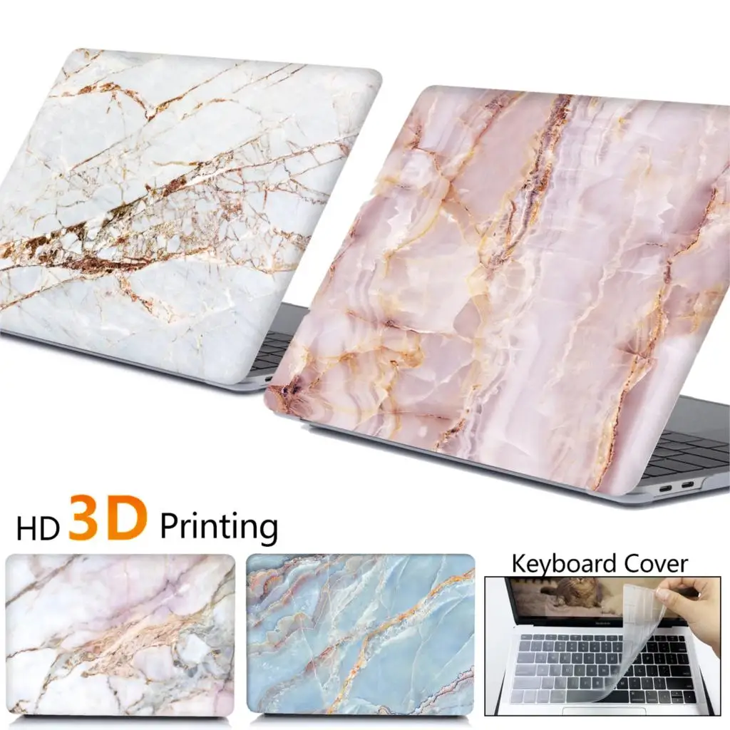 Marble Laptop Case for Macbook Air 13 case A2337 Pro Retina 12 Pro16 A2141 2020 New Touch Bar For M1 a2338 | Компьютеры и офис