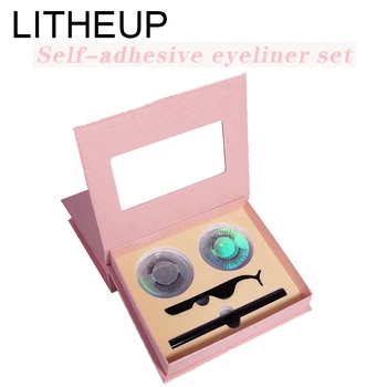 

Litheup Magnetic Liquid Eyeliner And Magnetic False Eyelashes And Tweezer Set Natural 3d Magnetic Eyeliner And Long Lashes