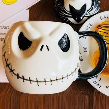 

New Arrival Jack Skellington Mug, "The Nightmare Before Christmas" Cartoon Coffee Mug Tea Cup