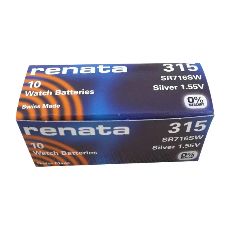 3 шт. батарея для часов с оксидом серебра renata 315 SR716SW 716 1,55 в бренд renata 315 renata716 батарея