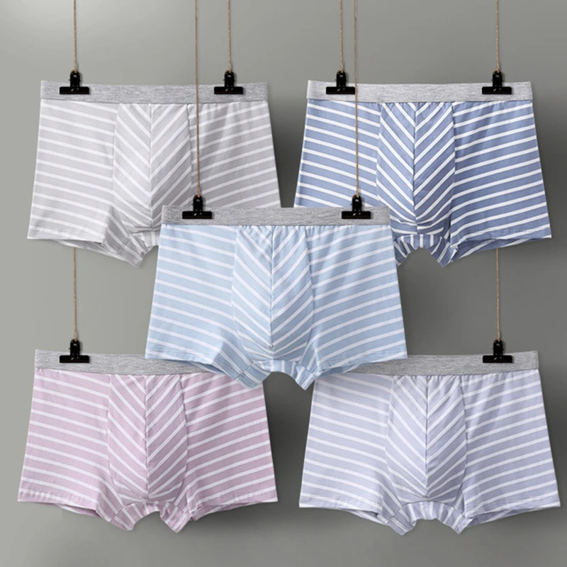 6XL XL 5PCS/lot Plus Men Underwear Large Size Male boxer Panties Shorts ...