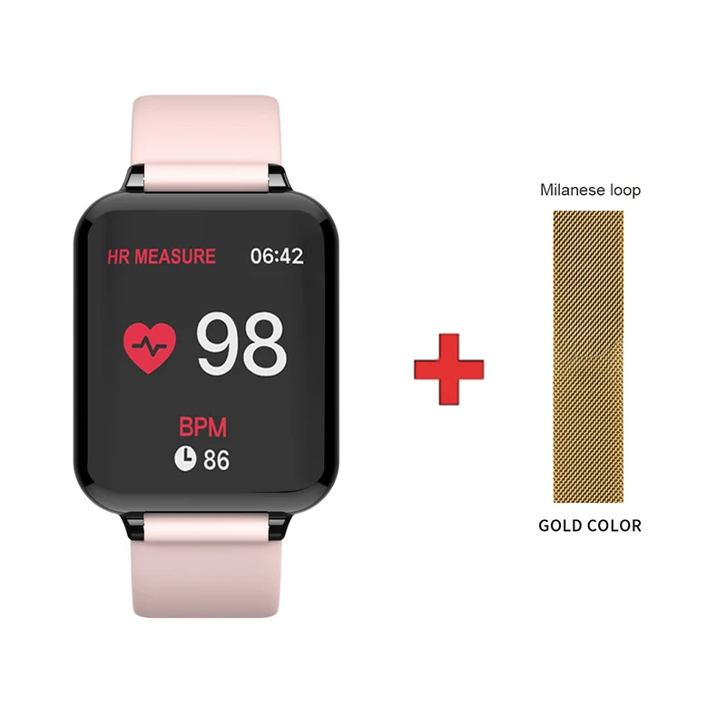 2021 Mens Smart Watch Waterproof B57 Hero Band 3 Heart Rate Blood Pressure Sprots Relogio Smartwatches Bracelet for Android IOS 