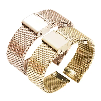 

Men Milanese Watch Band Link Bracelet Wrist Strap 16 18 20mm 22mm 24mm Mesh Stainless Steel Female Universal Milanese Watchband