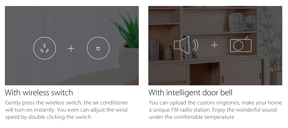 Xiao mi jia кондиционер Companion mi Home приложение дистанционное управление режим сна Hu mi dity WiFi датчик ZigBee переключатель