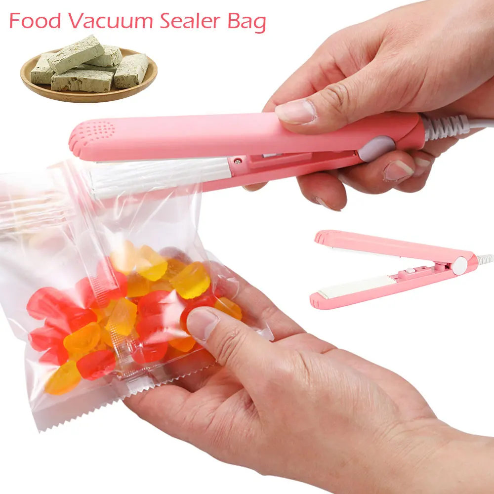 

Creative Practical Household Multifuncational Food Vacuum Sealer Bag Clip Handheld Mini Portable Electric Heat Sealing Machine