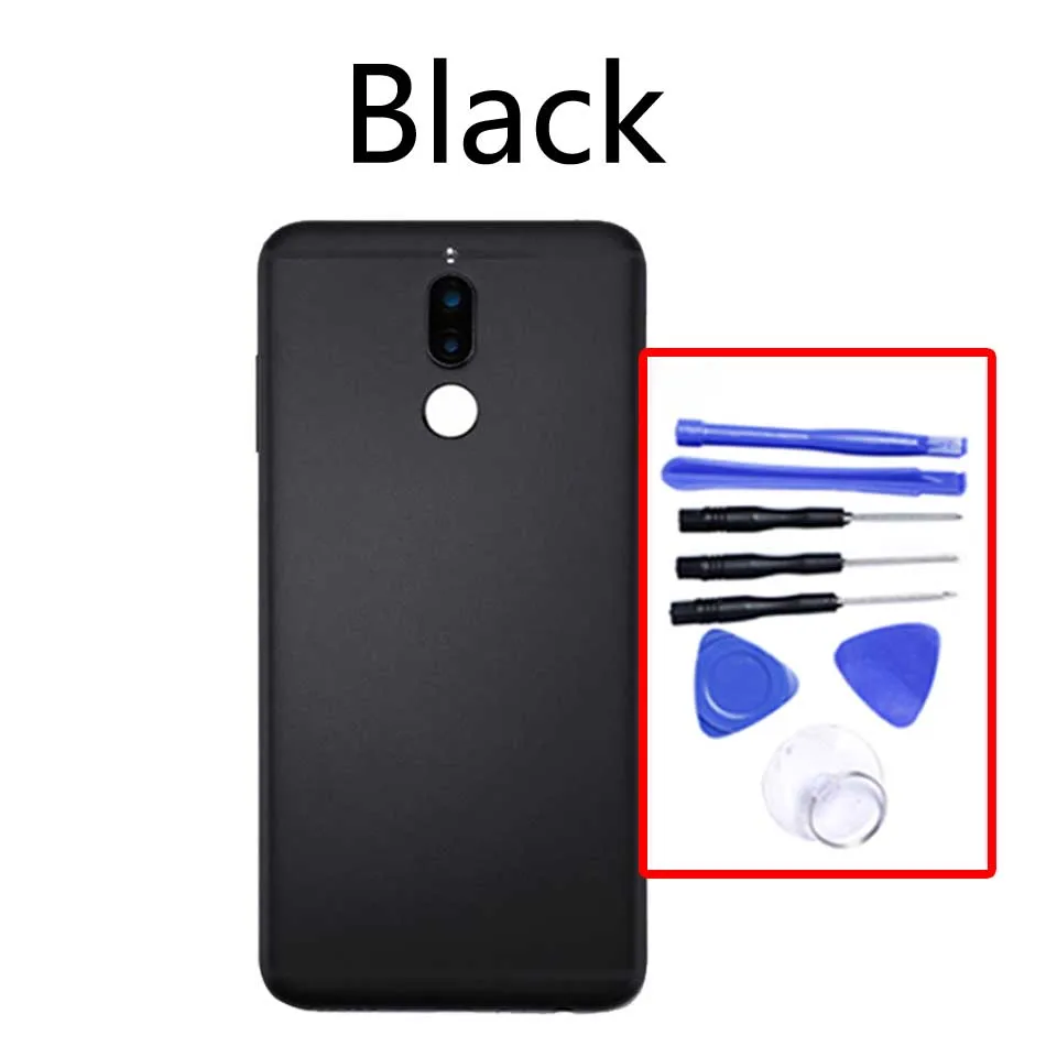 Black-With tool Задняя крышка батарейного отсека для huawei Mate 10 Lite задняя крышка батарейного отсека чехол на заднюю крышку чехол для huawei Nova 2i Корпус Шасси - Цвет: Black-With tool