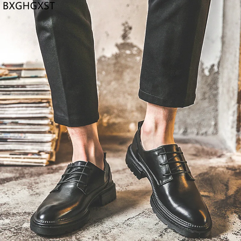 Черные повседневные деловые туфли, мужские ранние туфли для мужчин 2024, роскошные дизайнерские классические туфли, Мужская модная мужская обувь