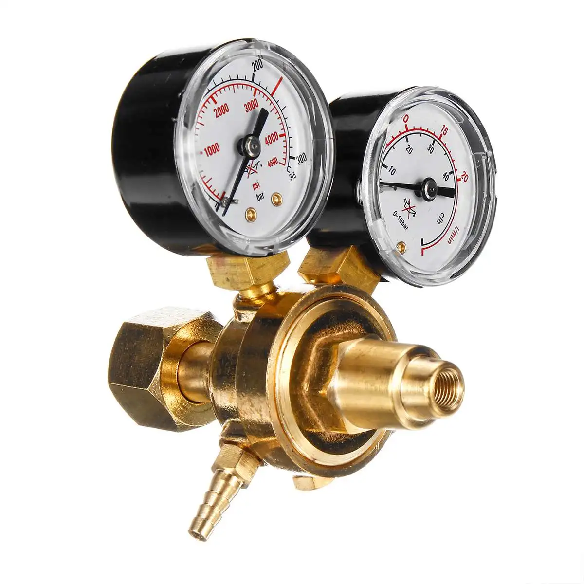 1pc Argon co2 gauges Pressure Reducer mig Flow Meter Control Valve Dual Gauge Welding Regulator 108x120x125mm 1pc Argon co2 gauges Pressure Reducer mig Flow Meter Control Valve Dual Gauge Welding Regulator 108x120x125mm
