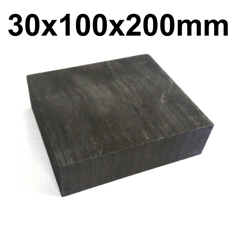 

30mm x 100mm x 200mm Graphite Block Plate Sheet Blank