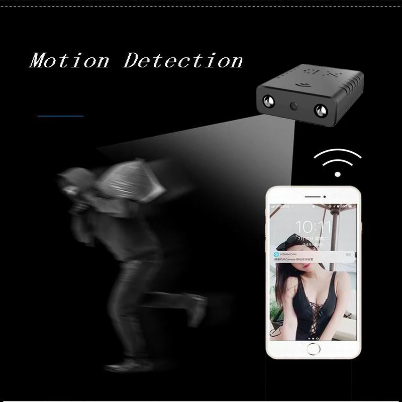 Высококачественный WiFi 1080P HD ночного видения мини-камера маленький XD ИК видеокамера Micro Cam Обнаружение движения XW Автомобильный видеорегистратор