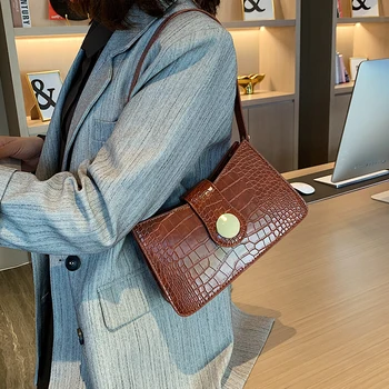 

Women Underarm Shoulder Bag Small Stone Pattern PU Leather Crossbody Bags for Women 2019 Shoulder Messenger Bag Lady Handbags