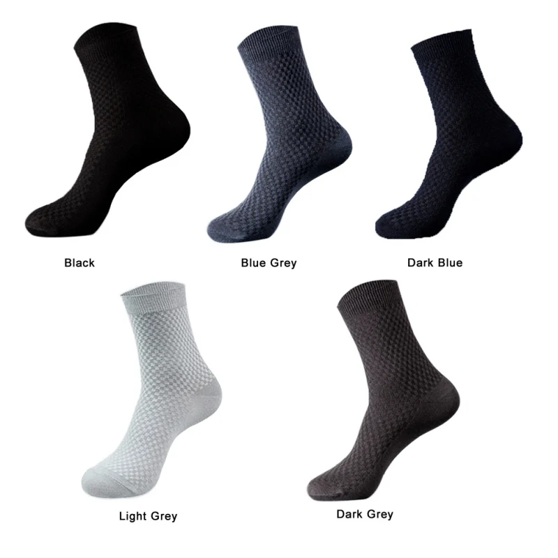 

5 pairs/ lot Men Bamboo Fiber Socks Brand Sport Anti-Bacterial Breatheable Men Football Basketball Cycling Sock