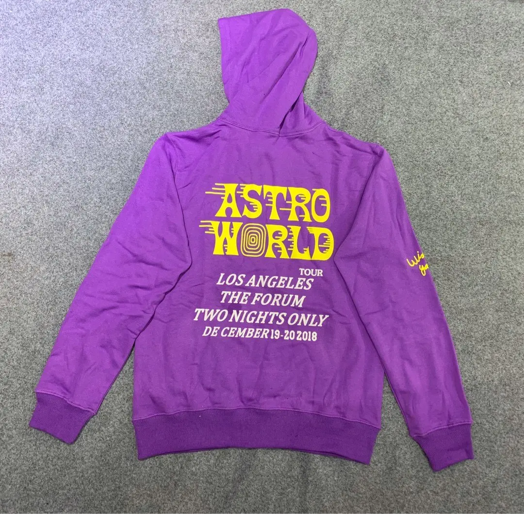 

New Travis Scott LA Exclusive Astroworld Hoodies Men Women Casual High Quality Sweatshirt Men ASTROWORLD White Hoodie