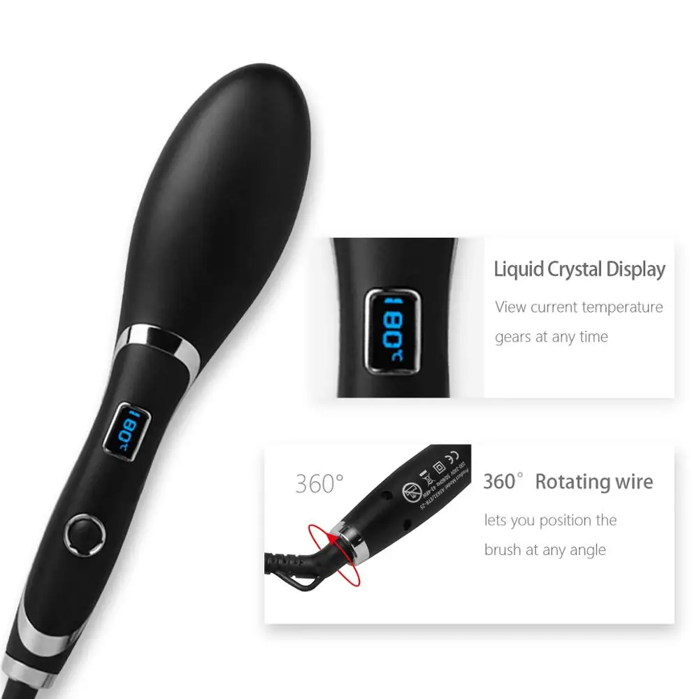 Горячая Распродажа профессиональная электрическая расческа для выпрямления