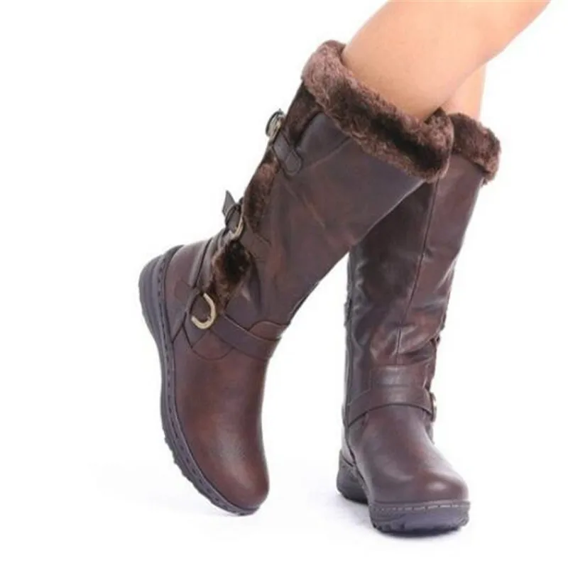 BBZAI/Новая модель; Femmes Bottes; обувь высшего качества; женские модные теплые ботинки; туфли-лодочки; женские ботинки с круглым носком; размеры США 3-16; 17