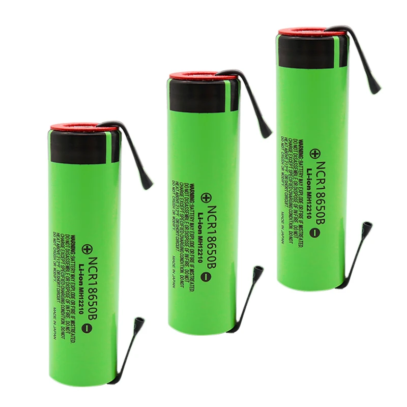 NCR18650B 3,7 v 3400 mah 18650 литиевая аккумуляторная батарея для Panasonic фонарик батареи+ никель