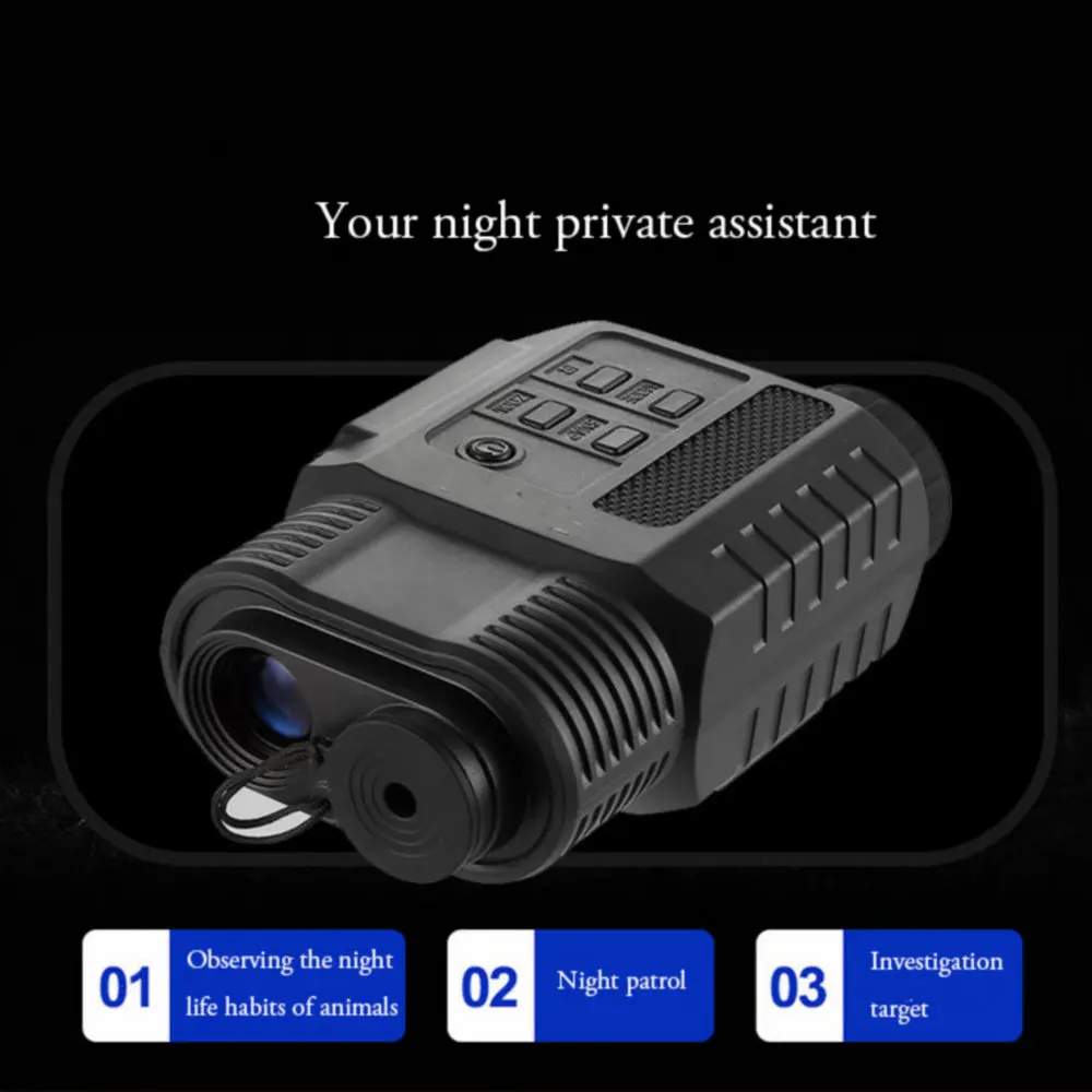 Инфракрасное цифровое ночное видение 200 м 3,5x увеличение ИК ручной Монокуляр охотничья камера и видеокамера День Ночь Использование Cam