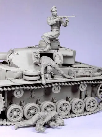 Unassambled 1/35 древних выхода на бретелях с круглым включает в себя 3 (без бака)