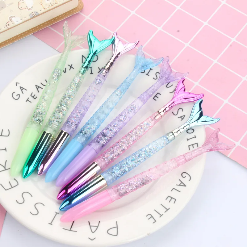 20 шт. японские и корейские цветные лазерные гелевые ручки с гальваническим