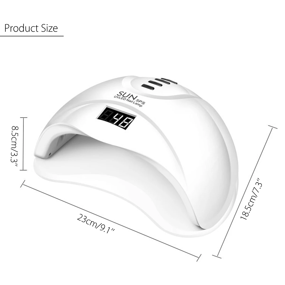 SUN Professional 160 Вт 24 светодиодный УФ-лампа для ногтей Сушилка для ногтей светодиодный дисплей Гель-лак ледяная лампа для маникюра гель-лампа для сушки ногтей Гель-лак