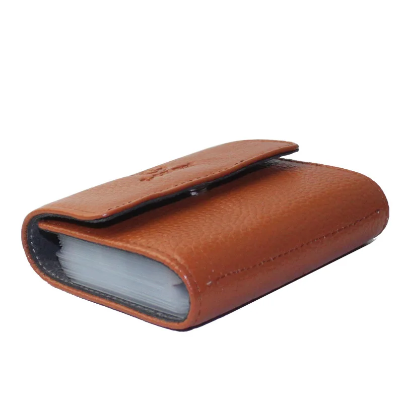 

Genuine Leather Bank Card Package Simple Fashion Credit Wallet Business Card Wallet