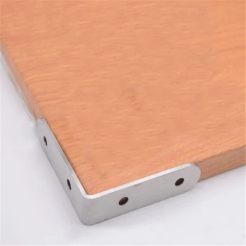 

4Pcs/set Stainless Steel Connector Brackets Angle Corner Shelf Connecting Hinge Hole Tools Set High Quality