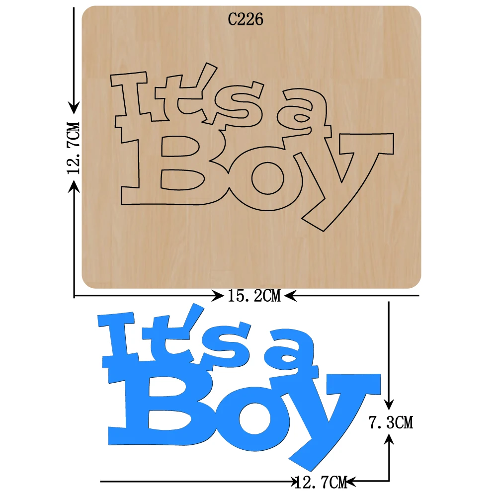 Новинка деревянные штампы it a Boy для скрапбукинга | Дом и сад