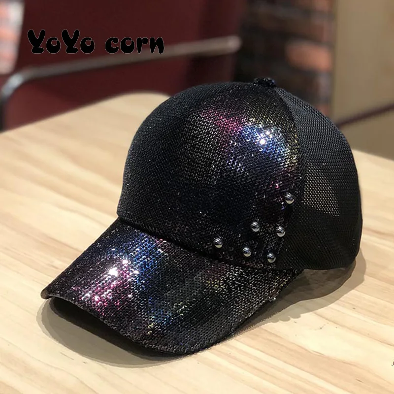 YOYOCORN Topi Berlian Imitasi Modis 