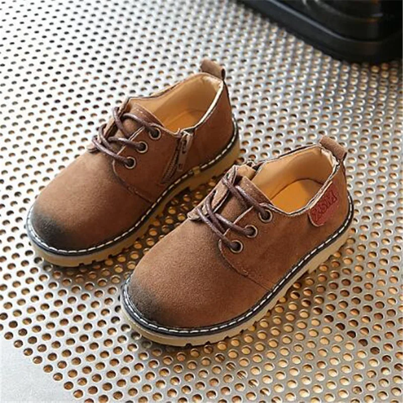 Dress Shoes Toddler Retro Girls Kids Flats New Nubuck England Spring/autumn