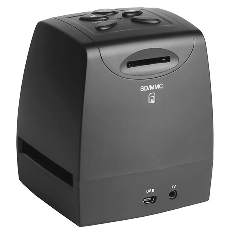 Популярный портативный пленочный сканер с высоким разрешением 135, 35 мм, конвертер слайдов, фото, Цифровой Просмотр изображений с 2,4 дюймовым ЖК-дисплеем, встроенный